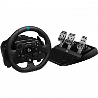 הגה מרוצים Logitech G923 TRUEFORCE עם דוושות ל-Xbox Series X|S / Xbox One / PC