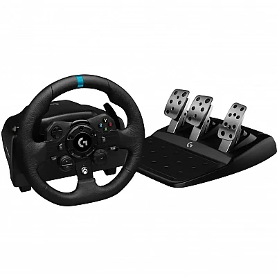 הגה מרוצים Logitech G923 TRUEFORCE עם דוושות ל-Xbox Series X|S / Xbox One / PC