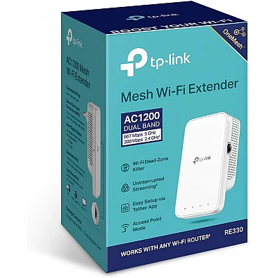 מגדיל טווח TP-Link RE330 AC1200 Mesh Wi-Fi