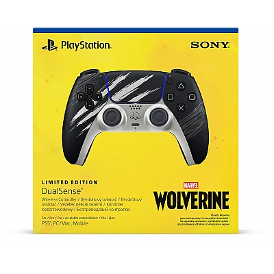 בקר אלחוטי PlayStation DualSense - Marvel's Wolverine Adamantium Limited Edition בקר אלחוטי PlayStation DualSense - Marvel's Wolverine Adamantium Limited Edition