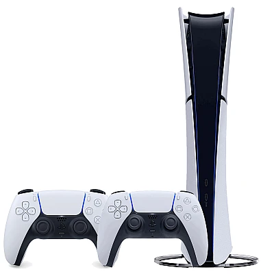 Sony PlayStation 5 825GB Slim Digital Edition כולל 2 שלטים – יבואן רשמי