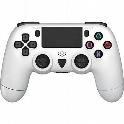 שלט Dragon דגם Double Shock אלחוטי לסוני 4 צבע לבן