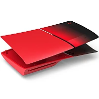 כיסוי מקורי לקונסולה פלייסטיישן 5 - PS5 Cover Set Slim Blu Ray/ Digital Techno Red