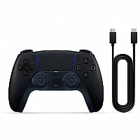 בקר אלחוטי למחשב ולקונסלה Sony PS5 DualSense V3 Controller עם כבל USB-C - צבע שחור