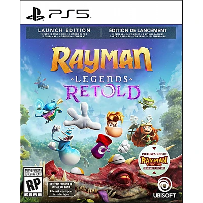 Rayman Legends Retold Launch Edition משחק ל-PlayStation 5 (תאריך יציאה רשמי: 03/12/2026)