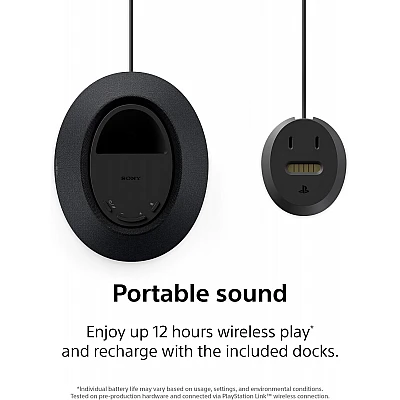 רמקולים אלחוטיים Sony PULSE Elevate ל-PS5 ולמחשב – שחור רמקולים אלחוטיים Sony PULSE Elevate ל-PS5 ולמחשב – שחור