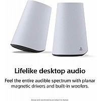 רמקולים אלחוטיים Sony PULSE Elevate ל-PS5 ולמחשב – לבן