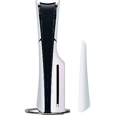 כיסוי מקורי לקונסולה פלייסטיישן 5 - Pearl Sony PS5 Slim Blu Ray/ Digital Cover Playstation