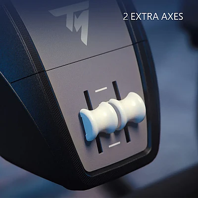ג'ויסטיק טיסה + מצערת מודולרית Thrustmaster TCA Yoke Pack Boeing Edition Controller למחשב ול-Xbox