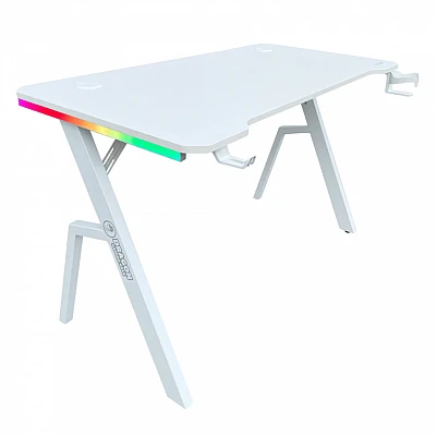 DRAGON שולחן גיימינג תאורת RGB אורך 120 ס"מ דגם GPDRA-TR-W