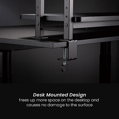 LUMI STB-192 – ארגונית לשולחן עם מדפים דו-שכבתיים ולוח יתדות