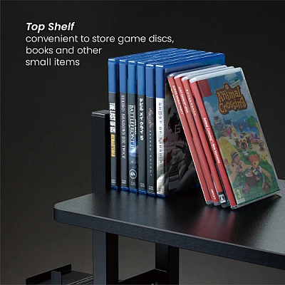 LUMI STB-192 – ארגונית לשולחן עם מדפים דו-שכבתיים ולוח יתדות