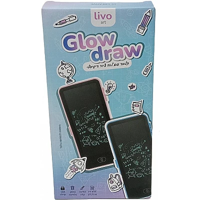 קלמר קשיח עם לוח ציור אלקטרוני Livo Art Glow Draw קלמר קשיח עם לוח ציור אלקטרוני Livo Art Glow Draw