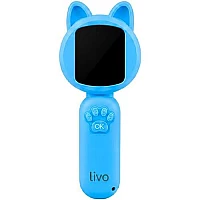 מיקרוסקופ דיגיטלי נייד לילדים Livo עם מסך 2 אינץ' – כחול