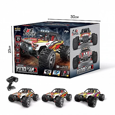 באגי מירוץ על שלט 4X4 – עד 35 קמ״ש (1:16)