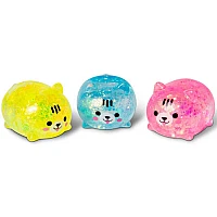 SCRUNCHEMS Sugar Diddy Kitties שלישיית חתולי סקווישי מנצנצים וחמודים