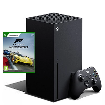 Xbox Series X 1TB – קונסולת משחקים אקס בוקס סירייס אקס כולל משחק Forza Motorsport. שנתיים אחריות יבואן רשמי