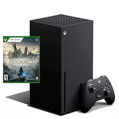 Xbox Series X 1TB – קונסולת משחקים אקס בוקס סירייס אקס כולל משחק Hogwarts Legacy. שנתיים אחריות יבואן רשמי