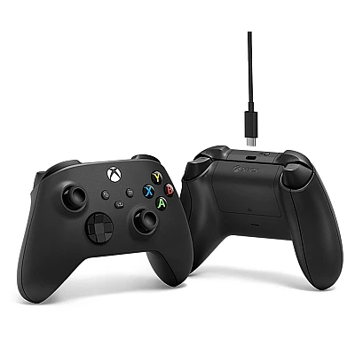 XBOX Series | בקר אלחוטי מקורי Carbon Black אקסבוקס סיריז + כבל