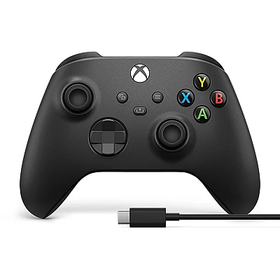 XBOX Series | בקר אלחוטי מקורי Carbon Black אקסבוקס סיריז + כבל