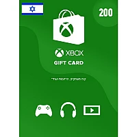 Xbox Game Gift Card | אקס בוקס גיפט קארד בשווי 200 ש''ח