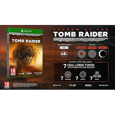 Shadow of the Tomb Raider: Croft Edition משחק ל- Xbox One