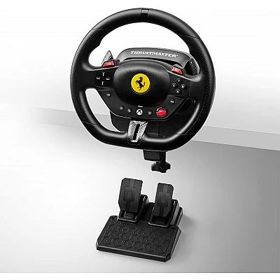 Thrustmaster T98 Ferrari 296 GTB – סט הגה ודוושות ל-Xbox Series/Xbox One/PC