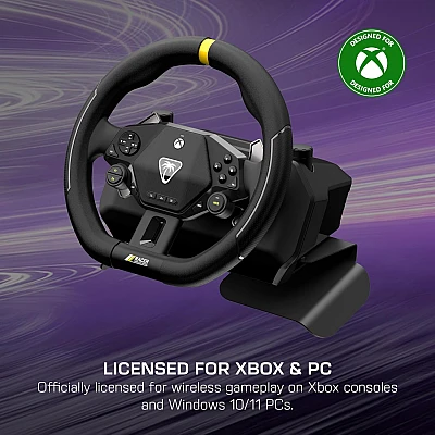 הגה מרוצים אלחוטי Turtle Beach Racer ל-Xbox ול-PC הגה מרוצים אלחוטי Turtle Beach Racer ל-Xbox ול-PC
