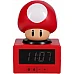 שעון מעורר Super Mario Super Mushroom עם תאורת לילה מבית Paladone שעון מעורר Super Mario Super Mushroom עם תאורת לילה מבית Paladone