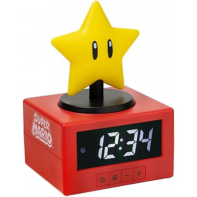 שעון מעורר Super Mario Super Star עם אזעקה מוזיקלית מבית Paladone
