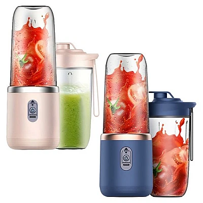 בלנדר נייד Livo Fresh Mini Shaker Strawberry צבע כחול