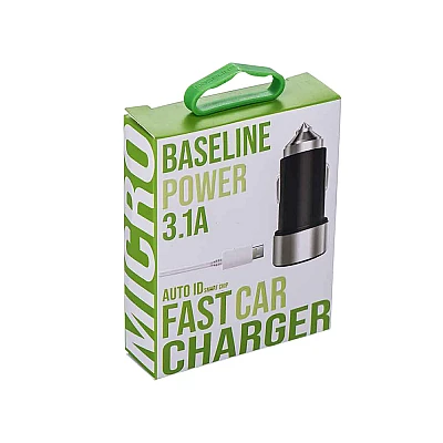 מטען רכב מהיר BASELINE CAR CHARGER MICRO