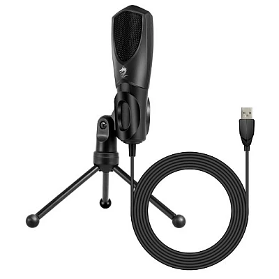 מיקרופון הקלטה וסטרימנג מקצועי בעל חצובה 3 רגליים Dragon Pro Gaming Streaming Microphone
