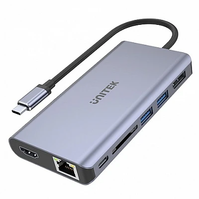 Unitek - רכזת S7+ 7-in-1 USB-C Unitek - רכזת S7+ 7-in-1 USB-C