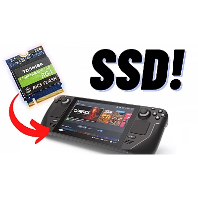 חלקי חילוף להחלפה עצמית | 64GB SSD זיכרון פנימי מיועד ל-Steam Deck