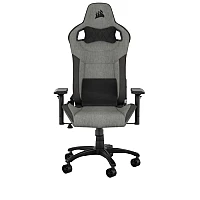 מושב גיימינג בד Corsair דגם T3 Rush צבע שחור אפור