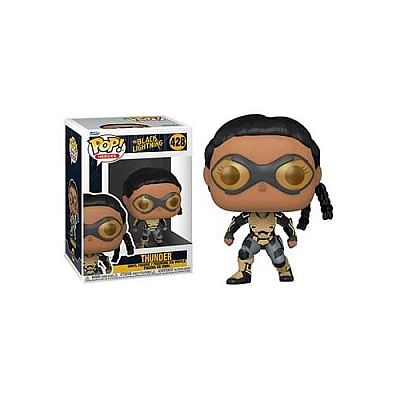 Funko Pop | בובת פופ: DC Super Heroes Comics: The Black Lightning- Thunder #428
