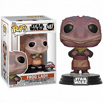 Funko Pop | בובת פופ: Movies: Mandalorian - Frog Lady (Exclusive) #487