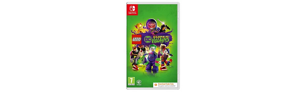 Lego DC Super Villains משחק ל- Nintendo Switch (מגיע כקוד הורדה דיגיטלי)
