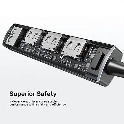 UNITEK רכזת USB-C 4-ב-1 (H1208B) – 5Gbps