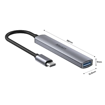 UNITEK רכזת USB-C 4-ב-1 (H1208B) – 5Gbps