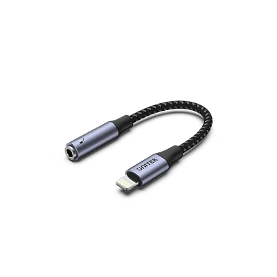 UNITEK מתאם Lightning ל-3.5 מ״מ (M1208A) – Hi-Fi ‎48kHz/16bit