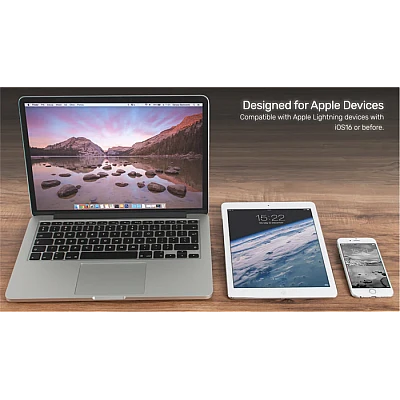 UNITEK מתאם Lightning ל-3.5 מ״מ (M1208A) – Hi-Fi ‎48kHz/16bit