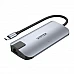 UNITEK uHUB P5+ – תחנת הרחבה 5-ב-1 ל-USB-C עם HDMI, רשת Gigabit ו-Power Delivery ‎100W (D1028A)