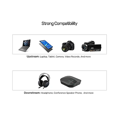 UNITEK מתאם אוזניות 3.5 מ״מ: נקבה → 2× זכר (אודיו + מיקרופון) – Y-C957ABK, 20 ס״מ UNITEK מתאם אוזניות 3.5 מ״מ: נקבה → 2× זכר (אודיו + מיקרופון) – Y-C957ABK, 20 ס״מ