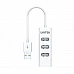 UNITEK רכזת USB 2.0 עם 4 יציאות (Y-2146) – Cloud White