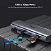 UNITEK uHUB 9-ב-1 ל-USB-C עם תצוגה כפולה, קוראי כרטיסים, PD 100W ורשת Gigabit (D1113A) UNITEK uHUB 9-ב-1 ל-USB-C עם תצוגה כפולה, קוראי כרטיסים, PD 100W ורשת Gigabit (D1113A)