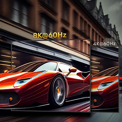 כבל HDMI 2.1 UNITEK 2 מטר – 8K@60Hz / 4K@120Hz, 48Gbps (C11086GY01-2M)