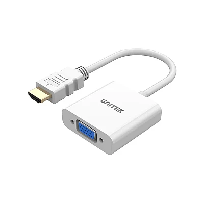 מתאם HDMI ל-VGA (נקבה) – UNITEK Y-6333C01 (עד ‎1080p)
