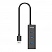 UNITEK רכזת USB 3.0 – 4 יציאות (Y-3089) עם הזנת כוח אופציונלית